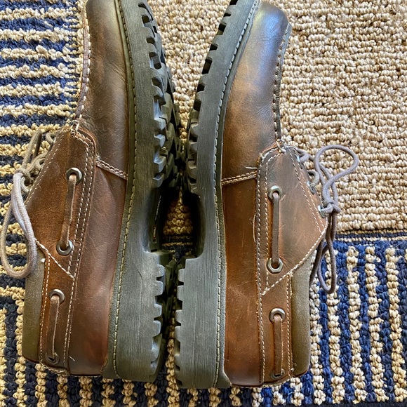 š„¾Menās Chaps leather lace up oxfords size 11.5 - Picture 8 of 9